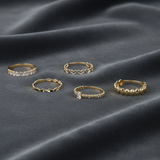 Nova Mirror Cut Band in 14k Gold