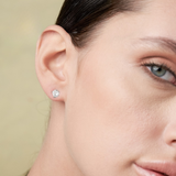 Everyday Solitaire Lab Diamond Studs in 14k Gold, IGI Certified