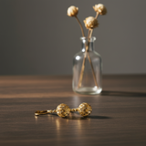 Lattice Ball Dangles in 14k Gold