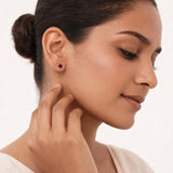 Classic 6mm Round Stud Earrings in 14K Gold