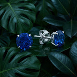 Classic 6mm Round Stud Earrings in 14K Gold