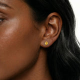 Classic 6mm Round Stud Earrings in 14K Gold