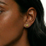 Classic 6mm Round Stud Earrings in 14K Gold