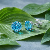 Classic 6mm Round Stud Earrings in 14K Gold