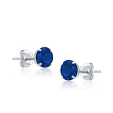 Classic 6mm Round Stud Earrings in 14K Gold