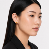 8mm Round Gemstone Stud Earrings in 10K Gold