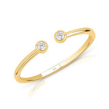 Golden Dew Lab Diamond Open Ring in 10K Gold