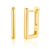 Solid 14K Yellow Gold Hoops Earrings for Women| Hypoallergenic Real Gold Earrings for Women | Anti Tarnish Solid Gold Earrings by MAX + STONE
