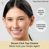 2MM Tube Classic Hoops in 14K Gold