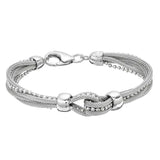 7.5 Inch Mesh Bracelet in 925 Silver