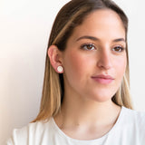 Lady Di Freshwater Pearl Studs with Removable Crown