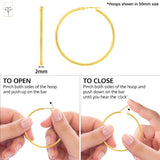 2MM Tube Classic Hoops in 14K Gold