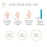 Golden Dew Lab Diamond Open Ring in 10K Gold