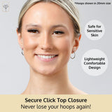 2MM Tube Classic Hoops in 14K Gold
