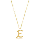 Miniature Initial Necklace in 10k Gold