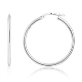 2MM Tube Classic Hoops in 14K Gold