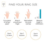 Reverse Heart CZ Ring in 10K Gold