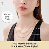 Siena 2.3mm Two-Tone Mariner Chain in 14k Gold