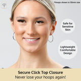 2MM Tube Classic Hoops in 14K Gold