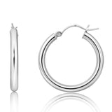 3MM Tube Classic Hoops in 14K Gold