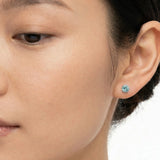 Classic 6mm Round Stud Earrings in 14K Gold