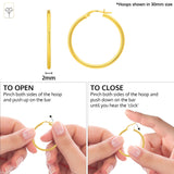 2MM Tube Classic Hoops in 14K Gold