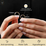 1.5MM Endless Hoops in 14K Yellow Gold