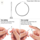 2MM Tube Classic Hoops in 14K Gold