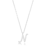 Miniature Initial Necklace in 10k Gold
