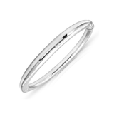 7 Inch Classic Silver Bangle Bracelet  in 925 Silver