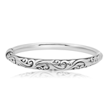 7 Inch Vintage Filigree Bangle in 925 Silver