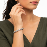 7 Inch Vintage Filigree Bangle in 925 Silver