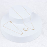 Golden Dew Trio Lab Diamond Bracelet in 10k Gold