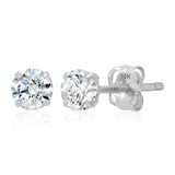 Everyday Cubic Zirconia Studs in 14k Gold