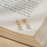 Everyday Cubic Zirconia Studs in 14k Gold