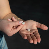 Lady Di Freshwater Pearl Studs with Removable Crown