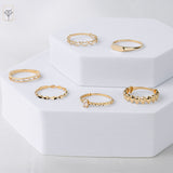 Amore Open Heart Eternity Band in 14k Gold