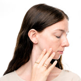 Nova Mirror Cut Band in 14k Gold