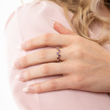 Gemstone Bubble Band in 14k Gold