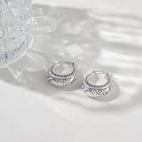 Beaded Filigree Hoops in 925 Silver