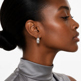 Wave Pattern Filigree Hoop Earrings in 925 Silver