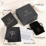 14K Gold Princess Cut Earrings embellished with Swarovski® Zirconia