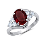 Classic Oval Halo Ring in 10K Gold