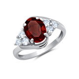 Classic Oval Halo Ring in 10K Gold
