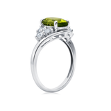 Classic Oval Halo Ring in 10K Gold