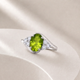 Classic Oval Halo Ring in 10K Gold