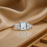 Classic Emerald Cut Ring in 10K Gold