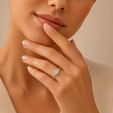 Classic Emerald Cut Ring in 10K Gold