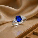 Classic Emerald Cut Ring in 10K Gold