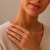 Classic Emerald Cut Ring in 10K Gold